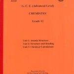 A/L Chemistry Resource Book G12 Unit 1-3 and 6