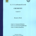 A/L Chemistry Resource Book G13 Unit 11-13