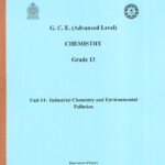 A/L Chemistry Resource Book G13 Unit 14