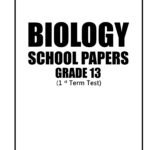 Biology 13- I Term Papers