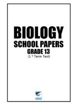 Biology 13- I Term Papers