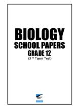 Biology 12-  III Term Papers
