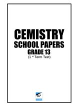 Chemistry 13-I Term Papers