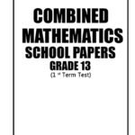 Combined Mathematics 13-I Term Papers