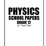 Physics 12-I Term Papers