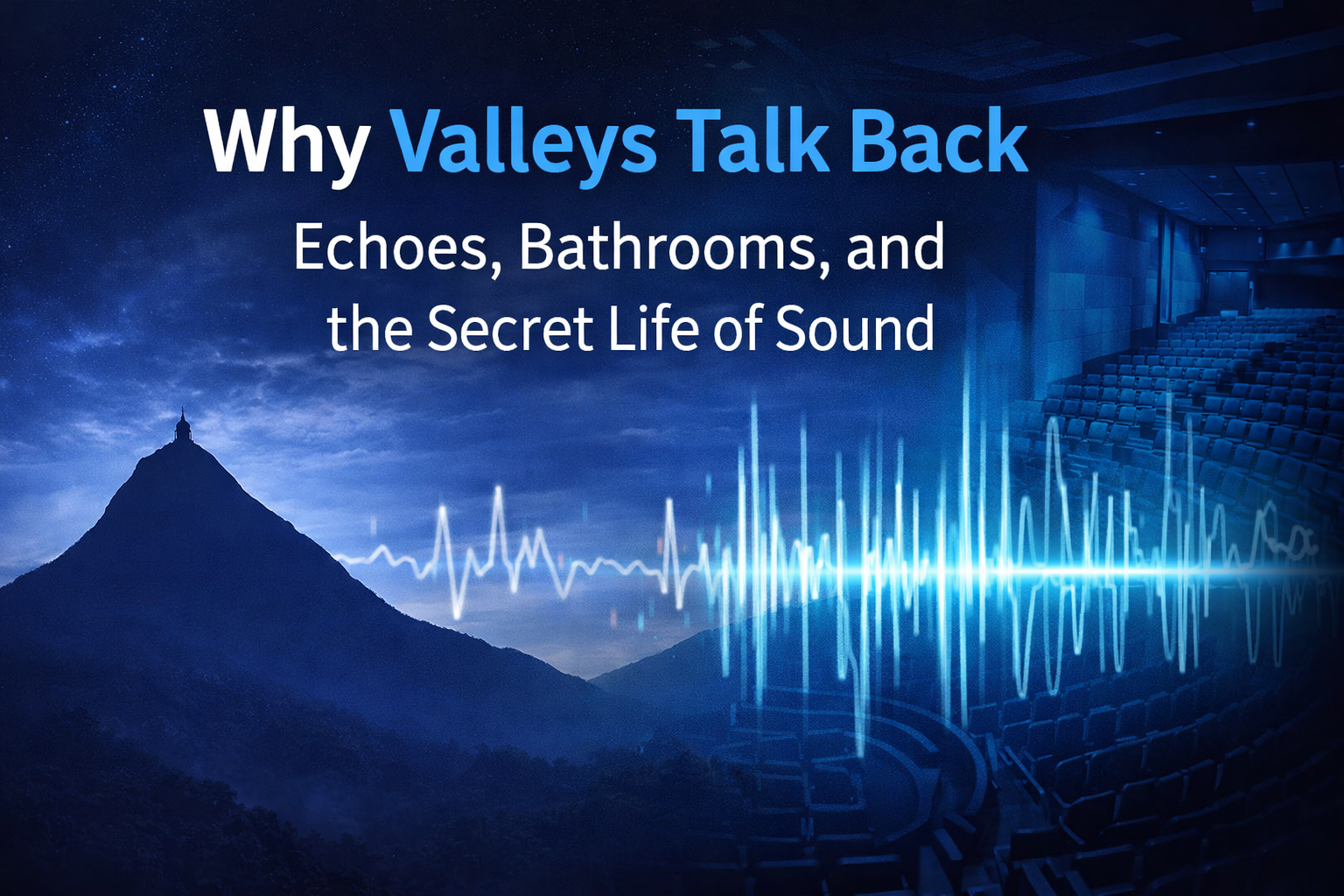 From Sri Pada to Your Bathroom: The Physics of Echo & Reverberation